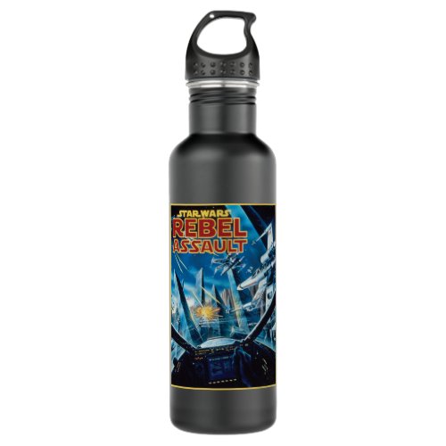 Star Wars Rebel Assault Video Game Cover Stainless Steel Water Bottle