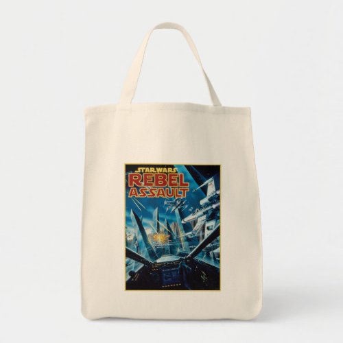 Star Wars Rebel Assault Video Game Cover Tote Bag