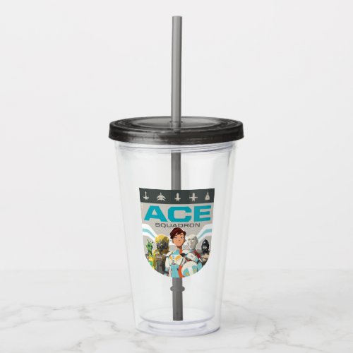 Star Wars Resistance  Ace Squadron Acrylic Tumbler