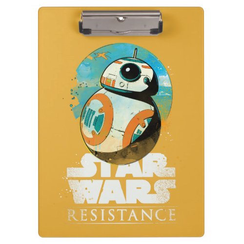 Star Wars Resistance  BB_8 Badge Clipboard