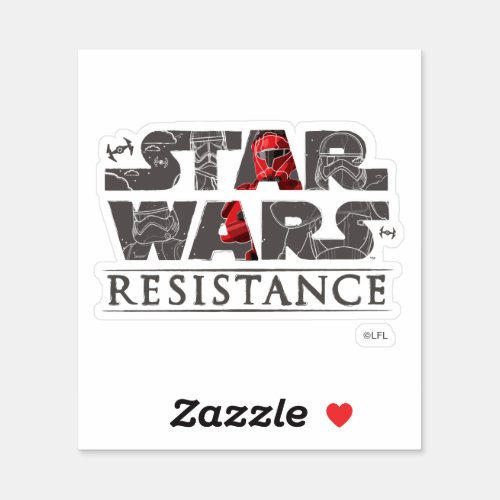 Star Wars Resistance  The First Order Logo Sticker