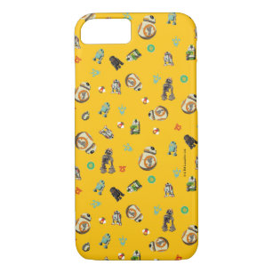 Star Wars Resistance   Yellow Droids Pattern iPhone 8/7 Case
