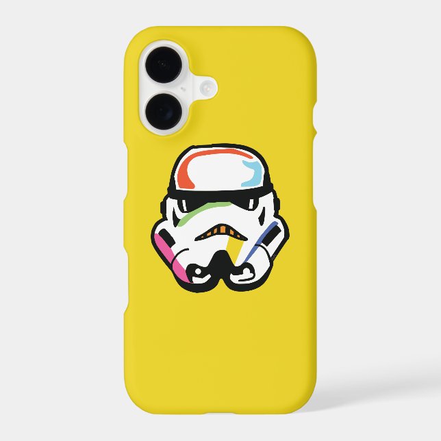 Star Wars Retro Pop Stormtrooper Helmet Case-Mate iPhone Case (Back)