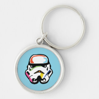 Star Wars Retro Pop Stormtrooper Helmet Keychain