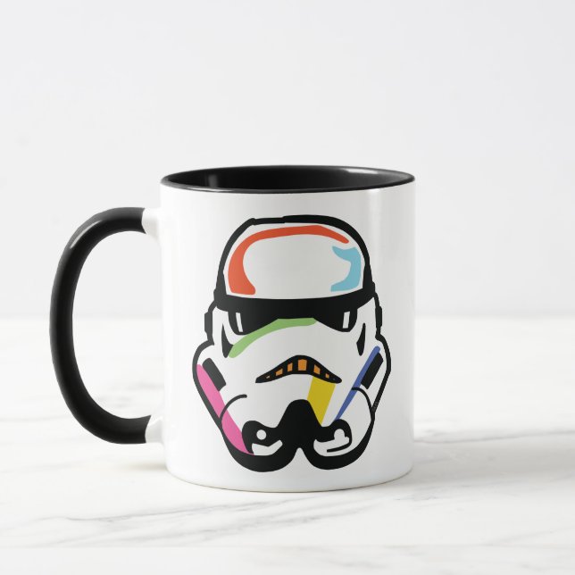 Star Wars Retro Pop Stormtrooper Helmet Mug (Left)