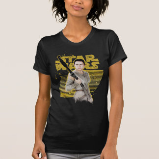 Star Wars Rey Gold Graphic T-Shirt