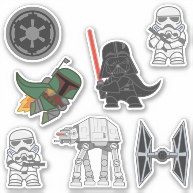 Star Wars Sticker Fun Empire Zazzle