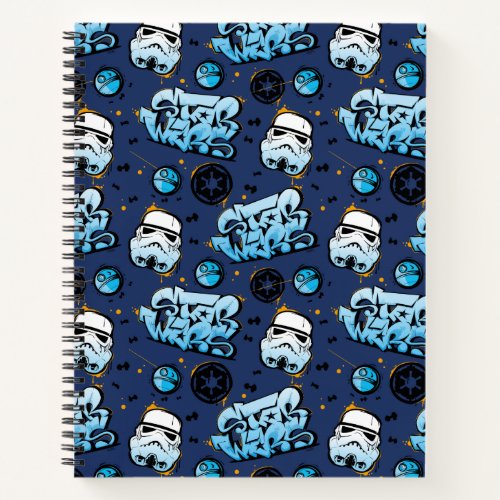 Star Wars  Stormtrooper Graffiti Pattern Notebook