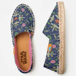 Star Wars Symbols & Vehicles Floral Pattern Espadrilles
