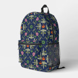Star Wars Symbols &amp; Vehicles Floral Pattern Printed Backpack