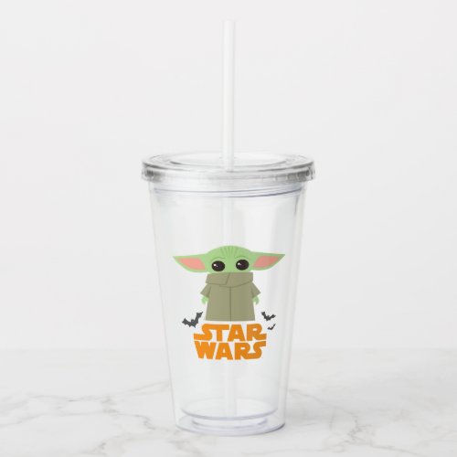 Star Wars  The Child _ Cute Halloween Acrylic Tumbler