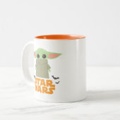 Star Wars | The Child - Cute Halloween Two-Tone Coffee Mug (Front Left)