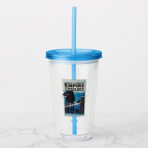 Star Wars The Empire Strikes Back Game Cover Acrylic Tumbler