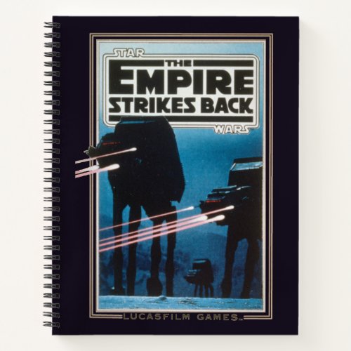Star Wars The Empire Strikes Back Game Cover Notebook