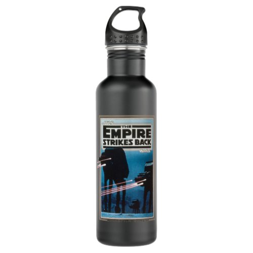 Star Wars The Empire Strikes Back Game Cover Stainless Steel Water Bottle