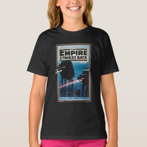 Star Wars The Empire Strikes Back Game Cover T_Shirt