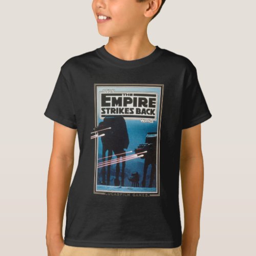Star Wars The Empire Strikes Back Game Cover T_Shirt