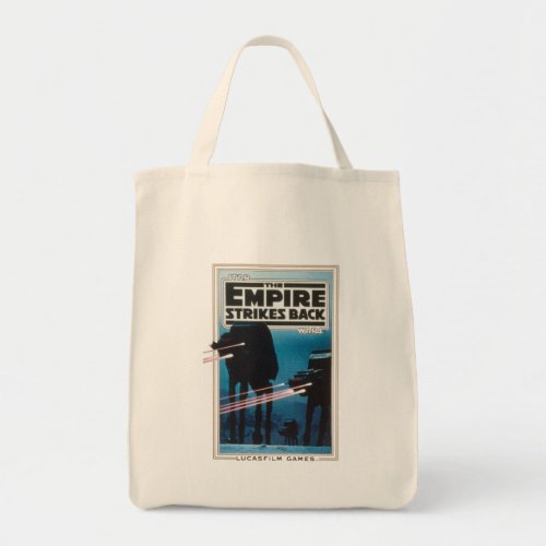 Star Wars The Empire Strikes Back Game Cover Tote Bag
