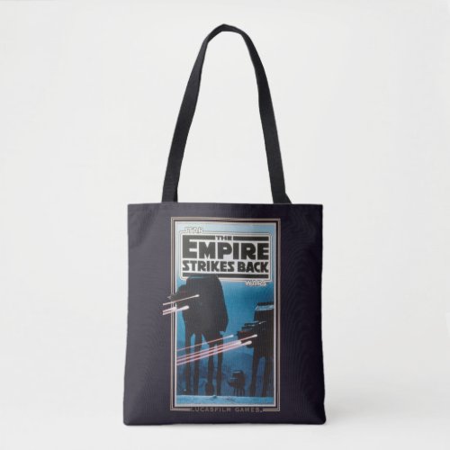 Star Wars The Empire Strikes Back Game Cover Tote Bag