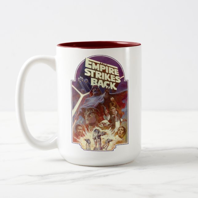 Star Wars: The Empire Strikes Back Group Shot Two-Tone Coffee Mug (Left)