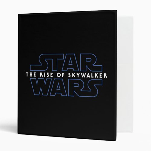 Star Wars The Rise of Skywalker Logo 3 Ring Binder
