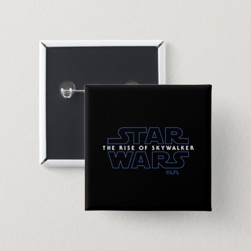 Star Wars The Rise of Skywalker Logo Button