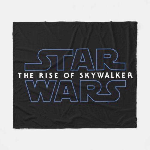 Star Wars The Rise of Skywalker Logo Fleece Blanket