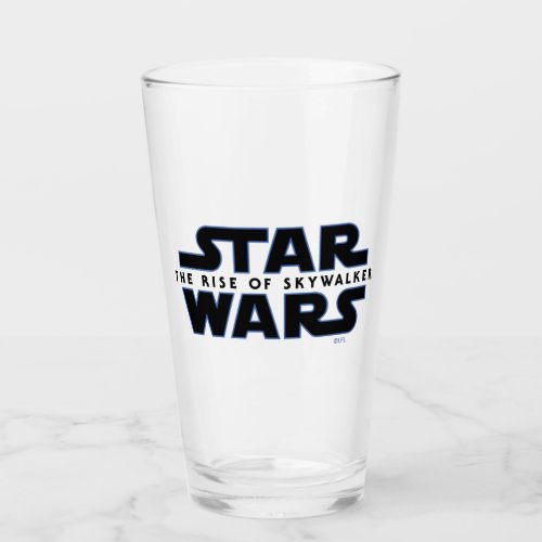 Star Wars The Rise of Skywalker Logo Glass