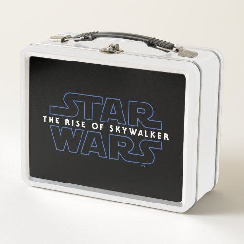 Star Wars The Rise of Skywalker Logo Metal Lunch Box