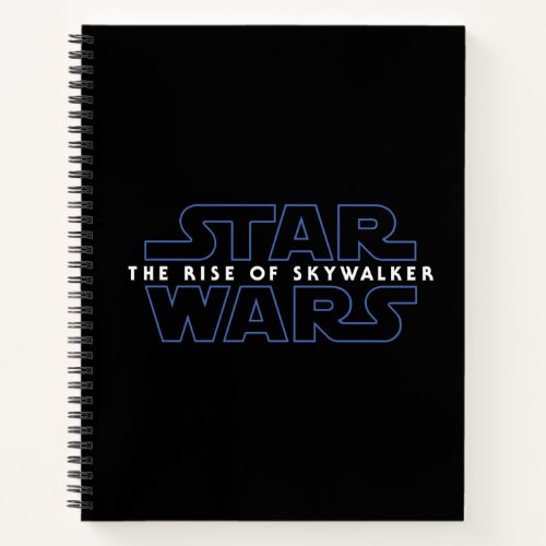 Star Wars The Rise of Skywalker Logo Notebook
