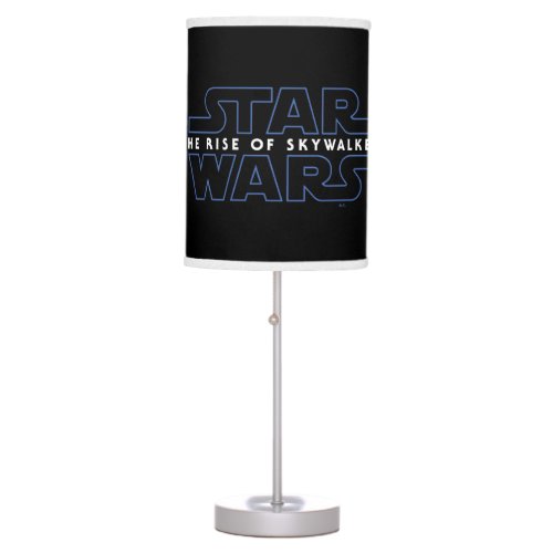 Star Wars The Rise of Skywalker Logo Table Lamp