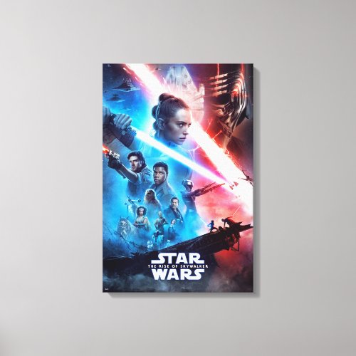 Star Wars The Rise of Skywalker  Movie Poster Canvas Print