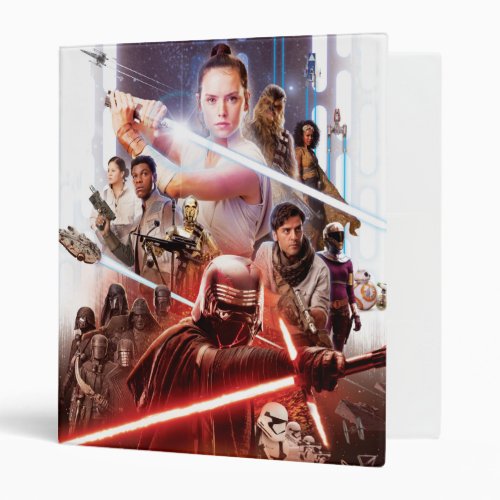 Star Wars The Rise Of Skywalker Theatrical Art 3 Ring Binder