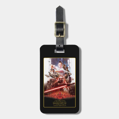 Star Wars The Rise Of Skywalker Theatrical Art Luggage Tag