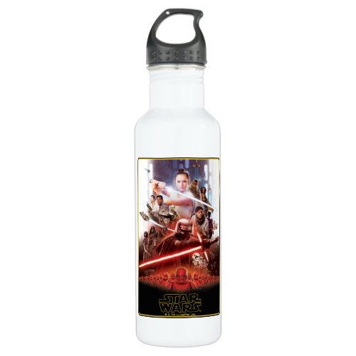 Star Wars The Rise Of Skywalker Theatrical Art Stainless Steel Water Bottle