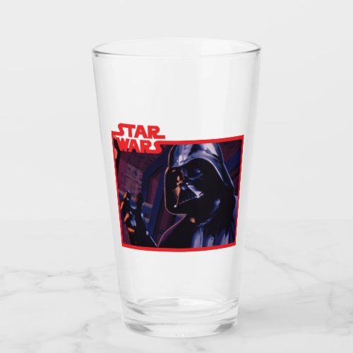 Star Wars TIE Fighter Darth Vader Game Graphic Glass