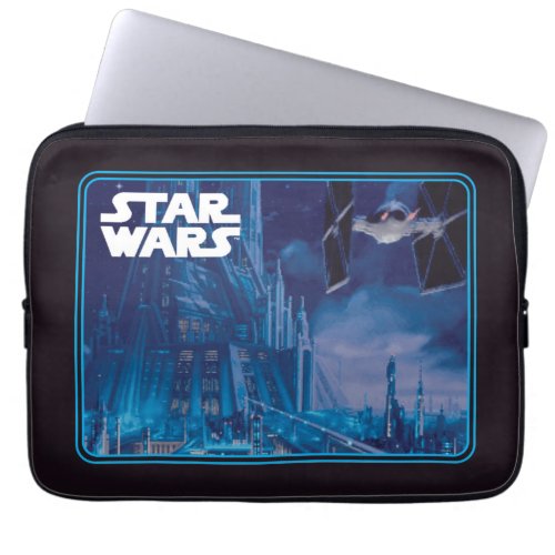 Star Wars TIE Fighter Retro Video Game Graphic Laptop Sleeve