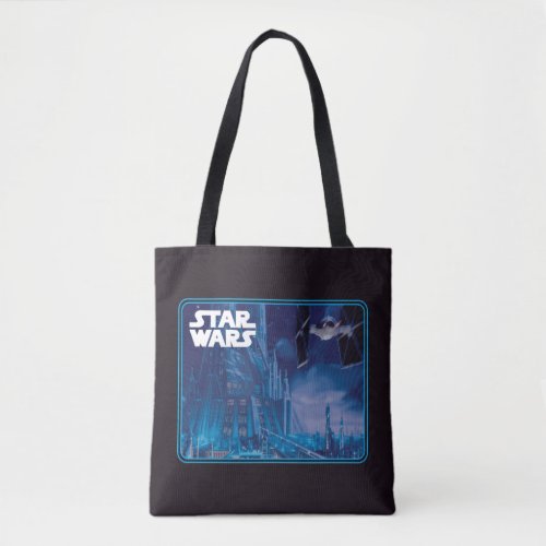 Star Wars TIE Fighter Retro Video Game Graphic Tote Bag