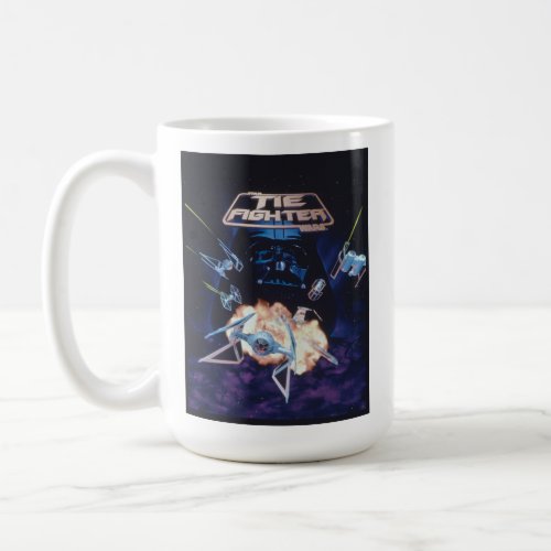 Star Wars TIE Fighter Video Game Cover Coffee Mug