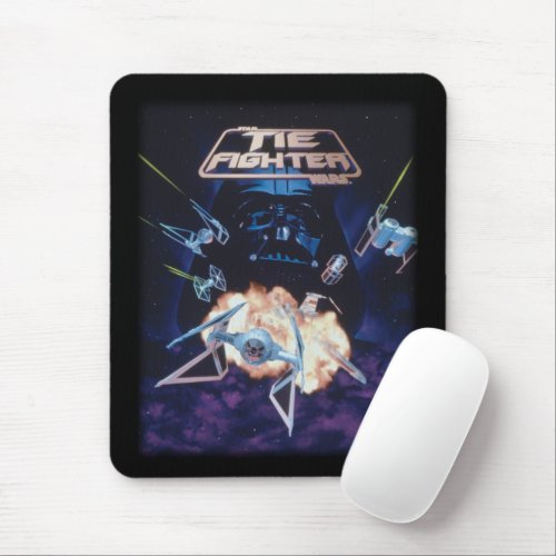 Star Wars TIE Fighter Video Game Cover Mouse Pad