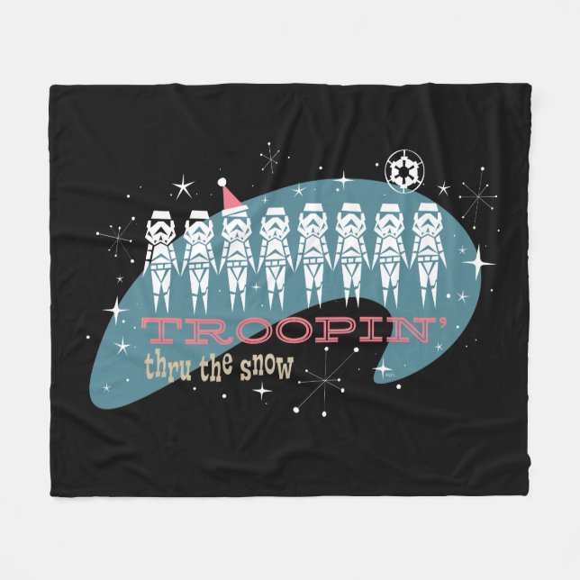 Star Wars | Troopin' thru the Snow Fleece Blanket (Front (Horizontal))