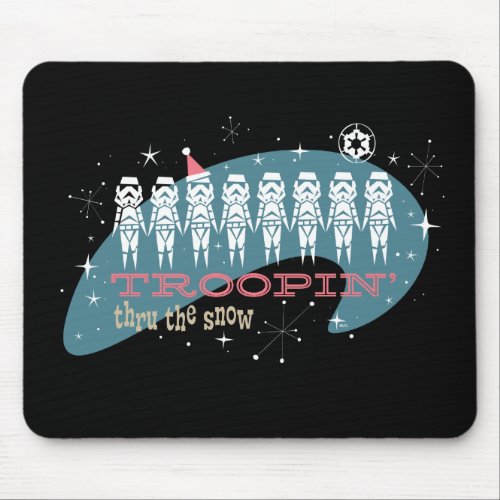 Star Wars  Troopin thru the Snow Mouse Pad