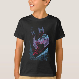 Star Wars Vader TIE Fighter Trench Run Pop-Art T-Shirt