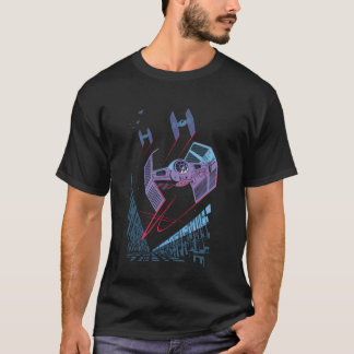 Star Wars Vader TIE Fighter Trench Run Pop-Art T-Shirt