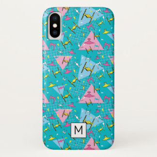 Star Wars Vehicles Neon 90's Pattern iPhone X Case