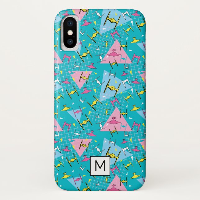 Star Wars Vehicles Neon 90's Pattern Case-Mate iPhone Case (Back)