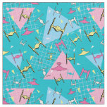 Star Wars Vehicles Neon 90's Pattern Fabric