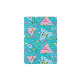 Star Wars Vehicles Neon 90's Pattern Passport Holder
