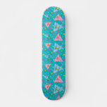 Star Wars Vehicles Neon 90's Pattern Skateboard