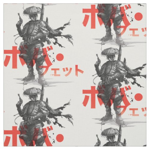 Star Wars Visions _ The Duel  Boba Fett Homage Fabric